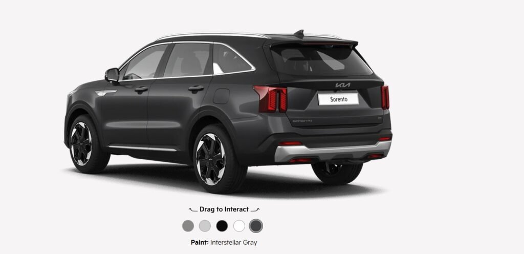 2026 KIA Sorento PHEV Color Options