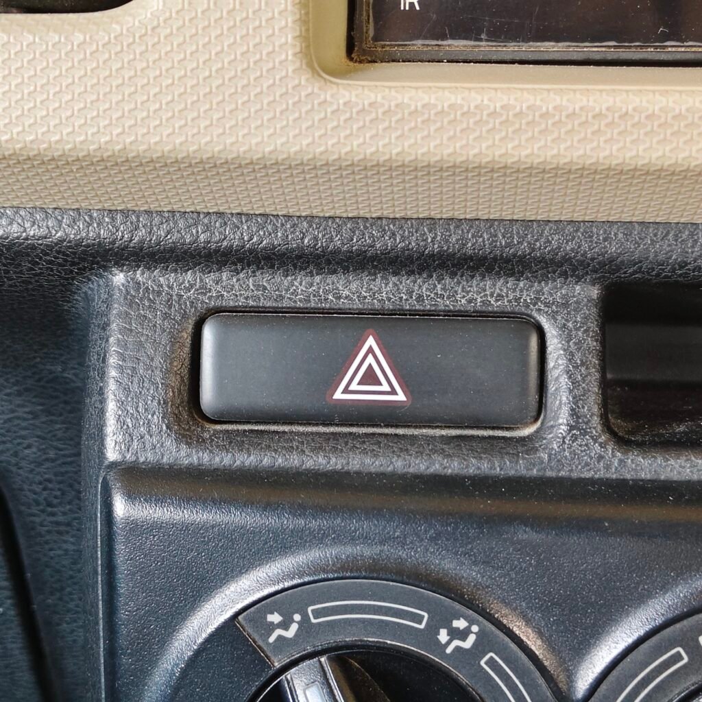 Hazard Lights Button in a 2020 Suzuki Alto
