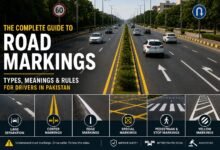 Road Markings in Pakistan