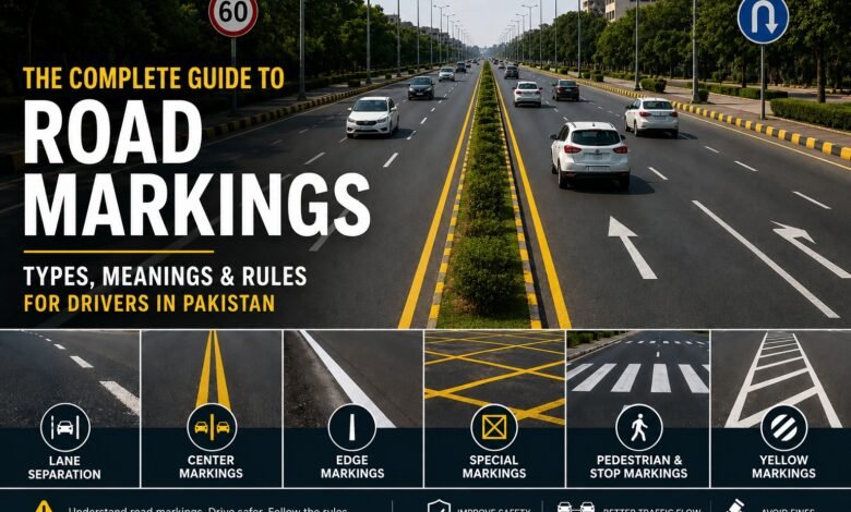 Road Markings in Pakistan