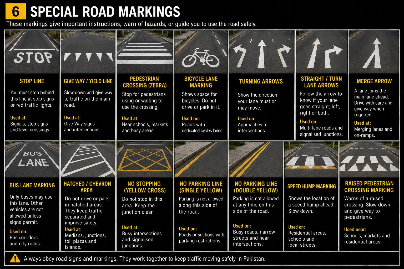 Special Road Markings