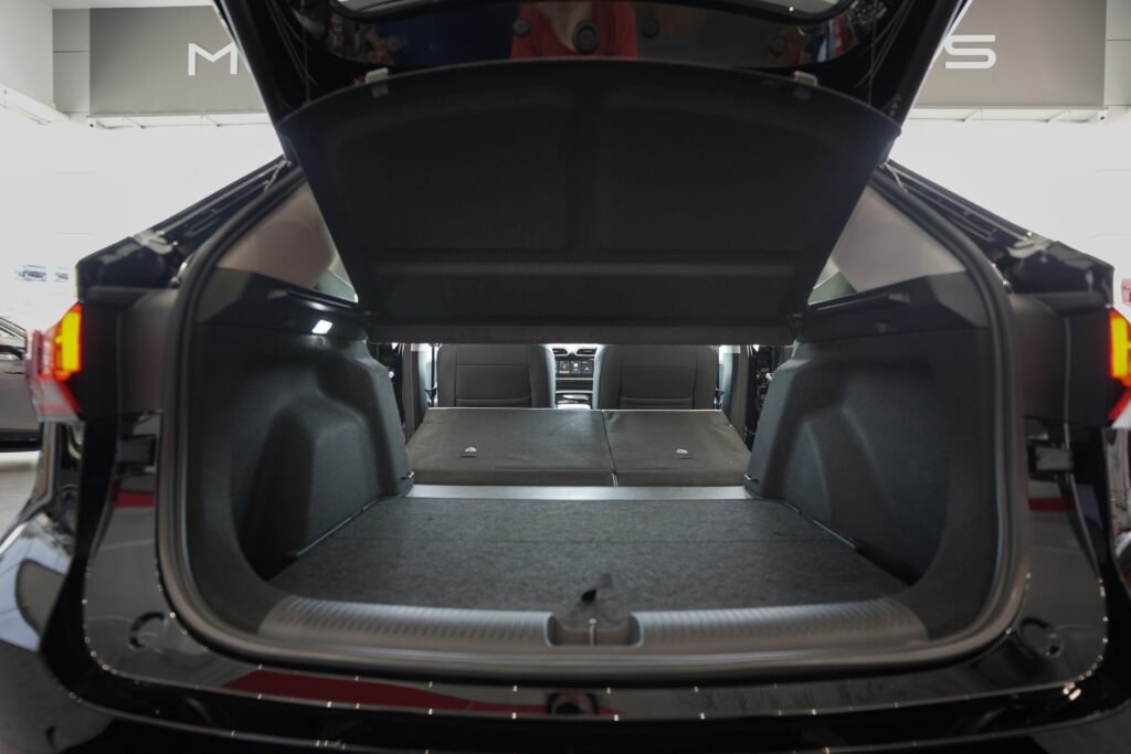 MG ZS Hybrid+ Trunk Space with rear seats folded